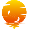 Kitesurfing Sunset