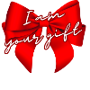 Bow gift white in English