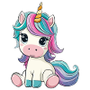 Unicorn Cute Cute Baby Kids Unicorns Cartoon
