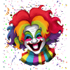 Clown Karneval Fasching Kostüm