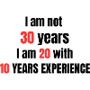 I'm not 30 years old