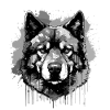 Akita Dog Head