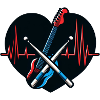 Heartbeat & Drum Drumsticks T-Shirt