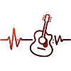 Heartbeat Minimalist Design T-Shirt.