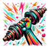 Galactic Energy Blaster: Sci-Fi Art