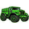 Large Military Truck Truck