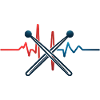 Heartbeat & Chopsticks Design T-Shirt