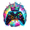 Gaming controller with crown