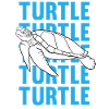 TURTLE Schattenbild Wortkunst Geschenk