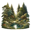 Landschaft - Illustration