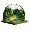 Landschaft - Illustration