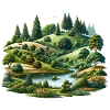 Paysage - Illustration
