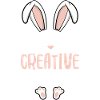 Je suis le lapin créatif
