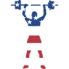 Sport Us Flag Weightlifting