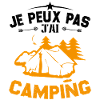I can't I have camping