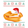 Sleeping Christmas Fox