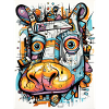 Hippo Graffiti Abstract