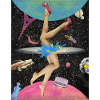 Venus And Mars Retro Poster