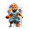 Squirrel Basketball Basketball Player
