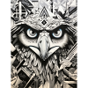 Eagle Geometry Abstraction Graffiti