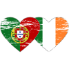 Portugal Irlande Drapeau utilisé