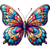 Bunter Schmetterling