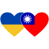 Drapeau de l’Ukraine Taïwan