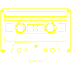 Minimalistische Retro-Kassette
