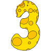 Numéro 3 - Trois - Troisième