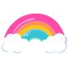 Cute Cloudy Rainbow