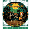 Hawaiianisches Halloween-Sweatshirt, Hula-Skelett-T-Shirt