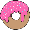 Pinker Donut