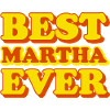 Cadeau amusant avec prénom Martha