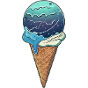 Eis-Planet Uranus