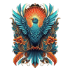 Bunter Paradiesvogel