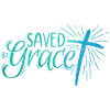 Saved by Grace Lettering