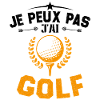 I can't I golf
