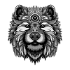 Chow Chow Dog Dog Head