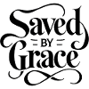 Saved by Grace Lettering Design