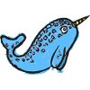 Cute Narwhal Illustration