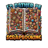 Scrapbooking fille passionné Scrapbook