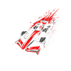 Formel-Rennwagen | High-Speed-Racing-Artwork