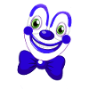 clown,carnival,clown face,carnival,helau,blue