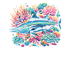 Wahoo Fischfänger Fischer Fischer Angeln