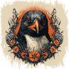 Pingouin dansant présente déclaration Cool