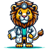 Cute Lion Doctor