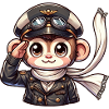 Cute Monkey Pilot