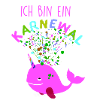 karnewal,wal,konfetti,karneval,walfisch, pink