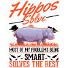 Hippopotame cadeau hippopotame hippopotame