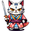 Samurai Cat #34